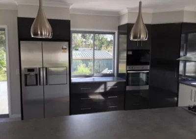 gray and black kitchen in warwick qld